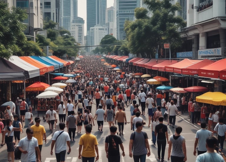 a very tall building with a very long roof