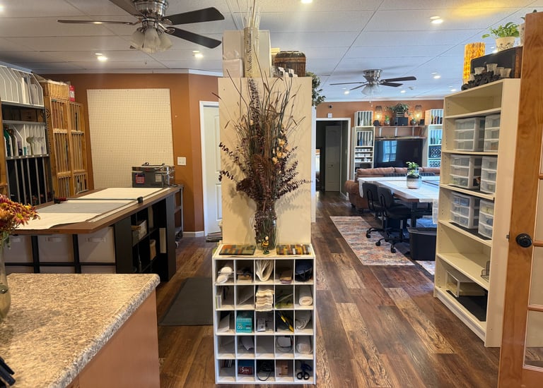 Red Swan Glass Art Center teaching studio