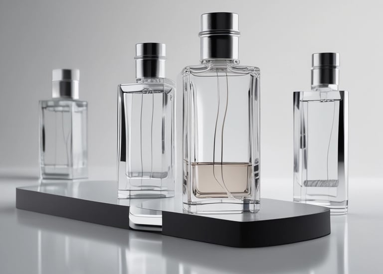 Elegant perfume bottles showcasing premium scents inspired by German heritage.