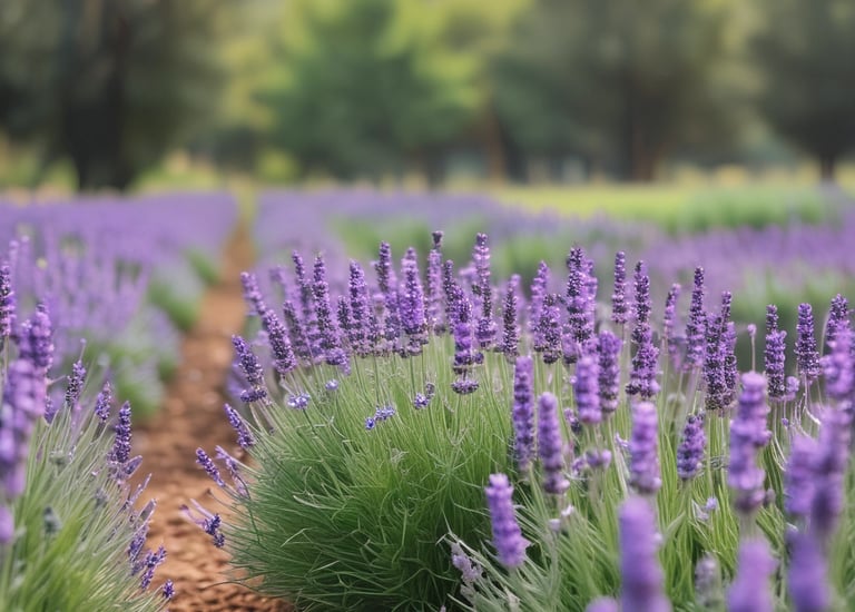 Hands packaging delicate perfume bottles with care in a family-run workshop.