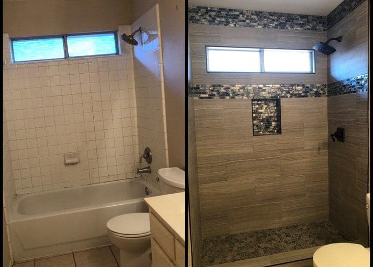 Affordable Showers specializes in bathroom remodeling, tub-to-shower conversions, vinyl showers