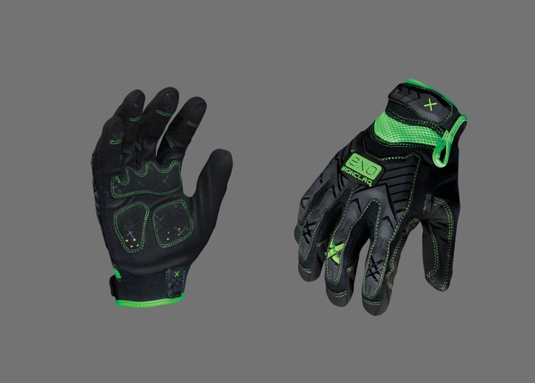 High performance industrial safety gloves for hand protection in hazardous environments