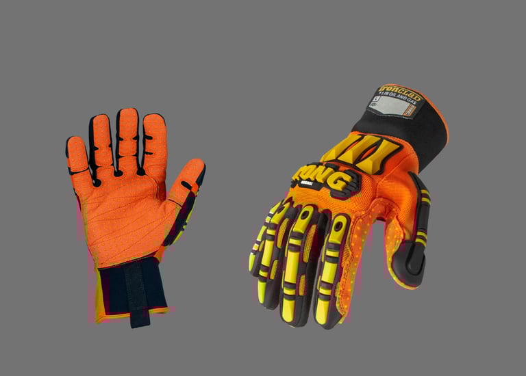 High performance industrial safety gloves for hand protection in hazardous environments