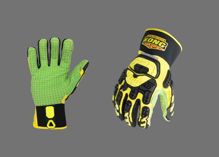 High performance industrial safety gloves for hand protection in hazardous environments