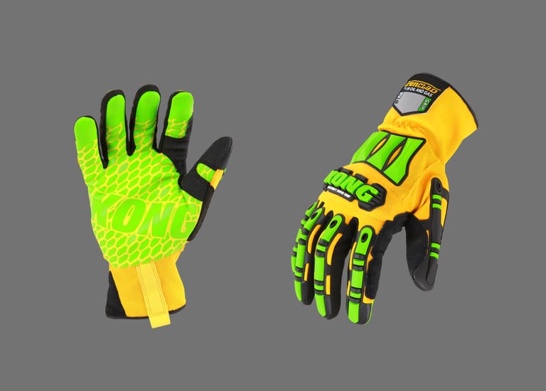 High performance industrial safety gloves for hand protection in hazardous environments