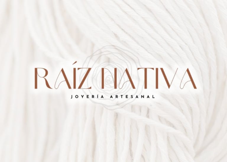banner de joyería raíz nativa
