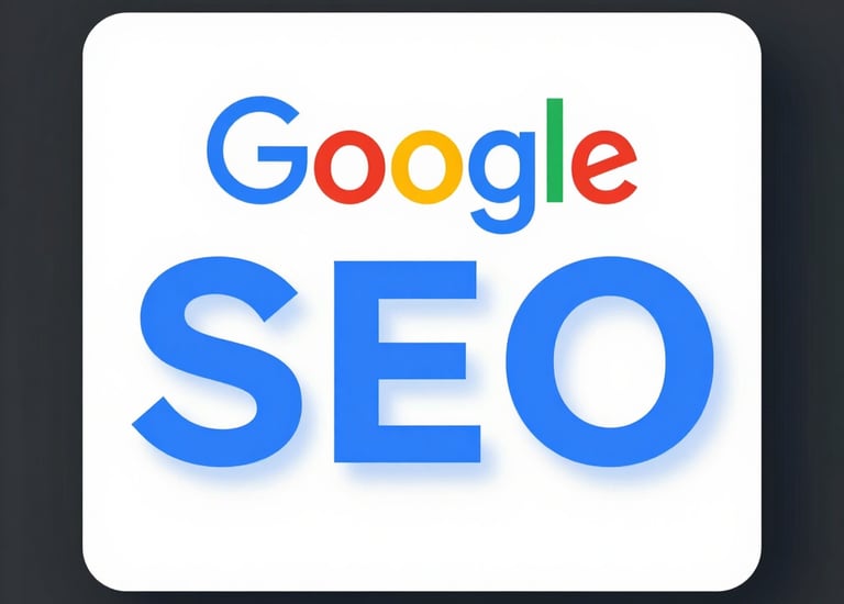 Graph illustrating a steady rise in Google rankings over months.