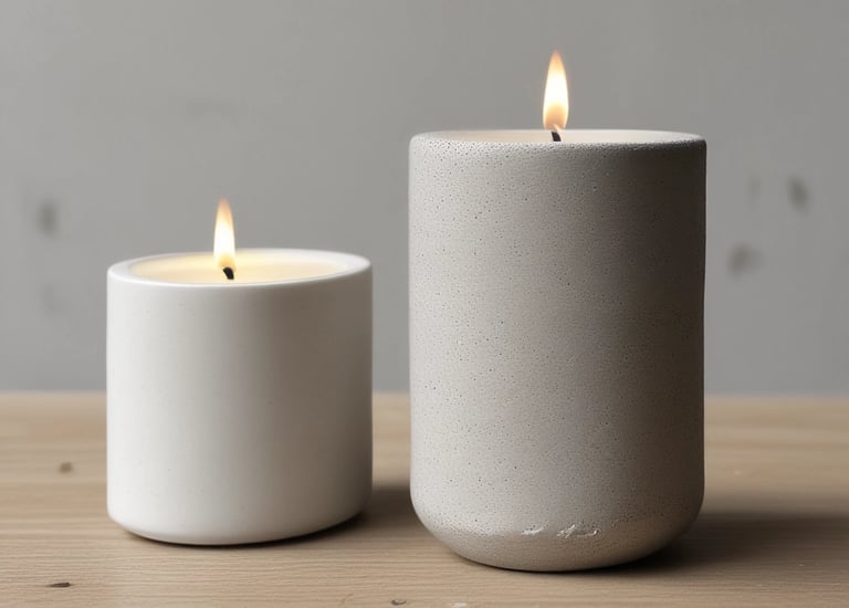 A beautifully crafted stone candle vessel showcasing intricate designs.