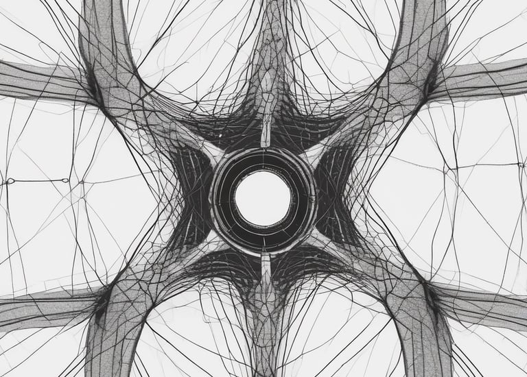 Close-up of a researcher analyzing AI model data on multiple screens.