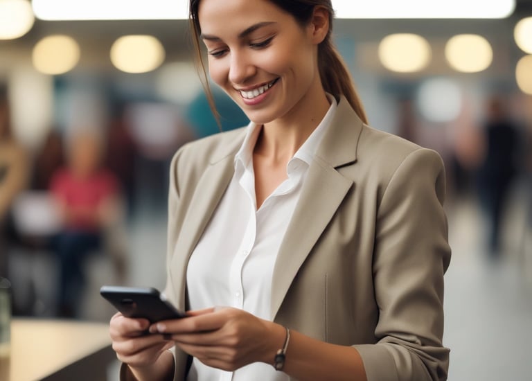 A sleek, modern website homepage designed for a local business.