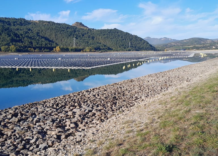 retenue et digue de Lazer