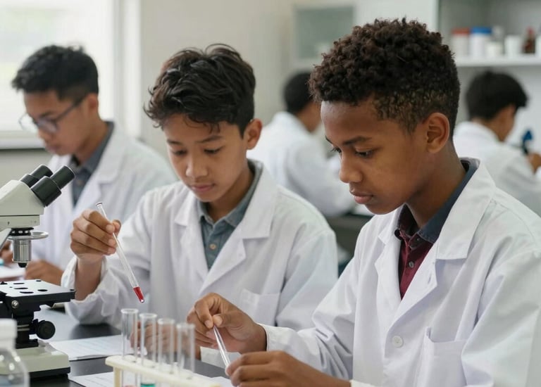 Young Kenyan adults engaged in a lively workshop about resilience and healthy choices.