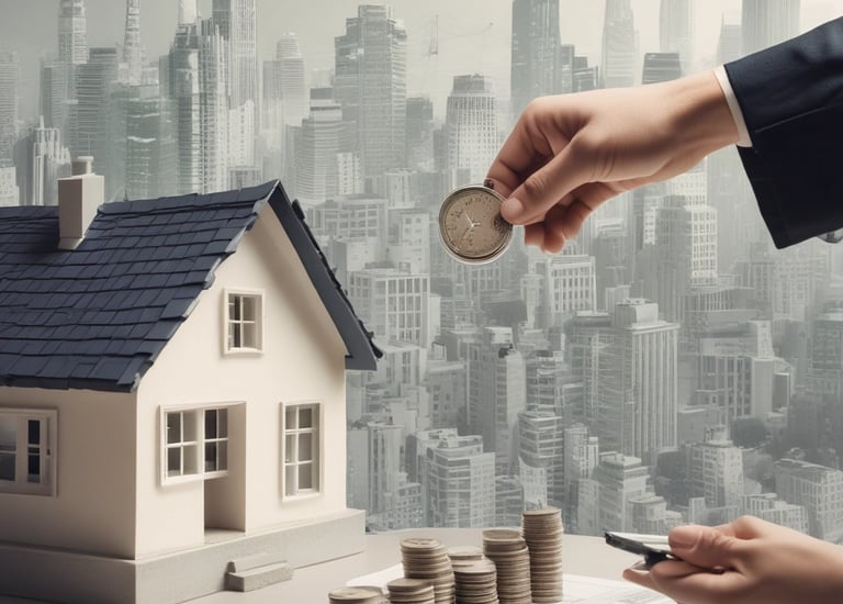 Graph showing capital growth trends with India’s moderate rise and Dubai’s steep upward curve.