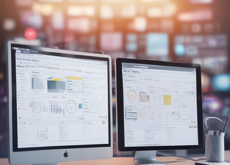Interface showing intelligent automation workflows in action.