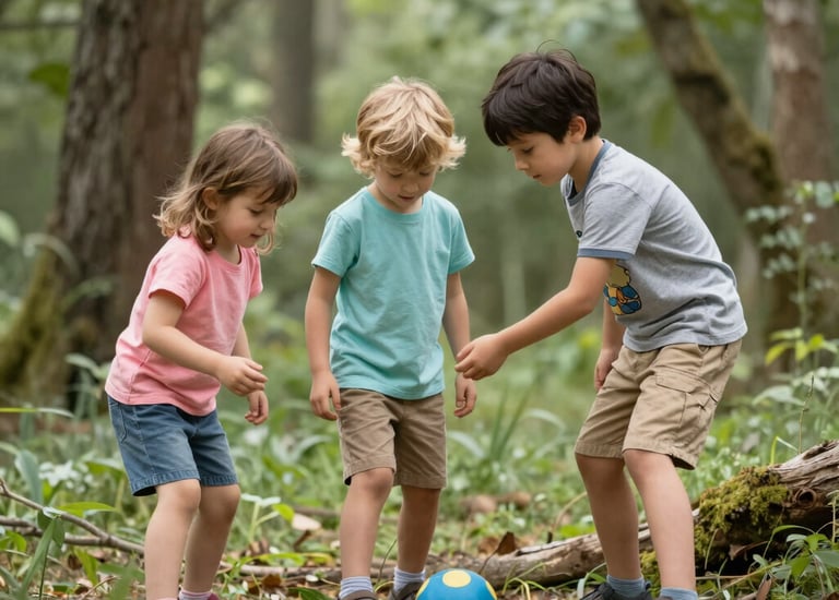 A family smiling together outdoors, symbolizing warmth and care.
