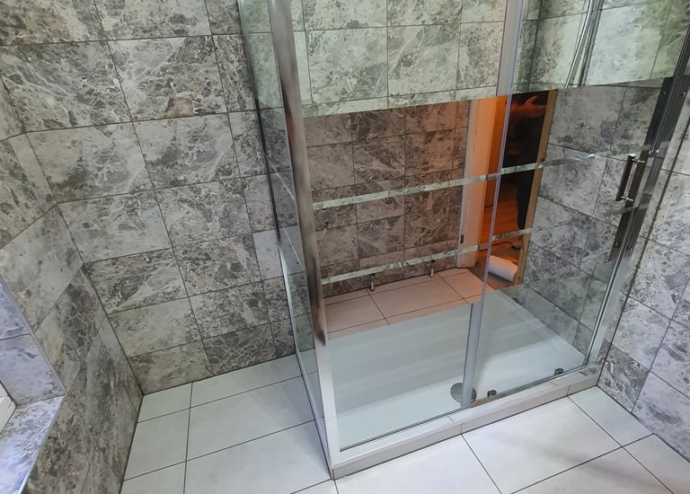 Bathroom renovation and construction work by Eagle Nottingham Construction Ltd