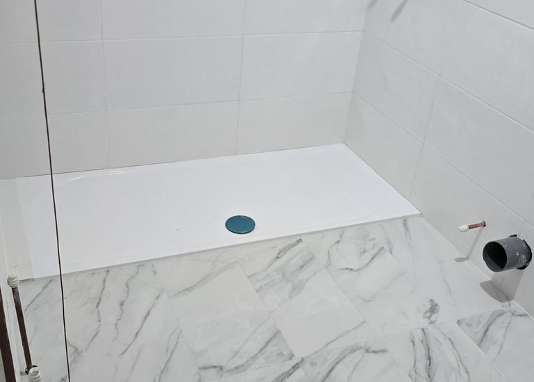 Bathroom renovation and construction work by Eagle Nottingham Construction Ltd