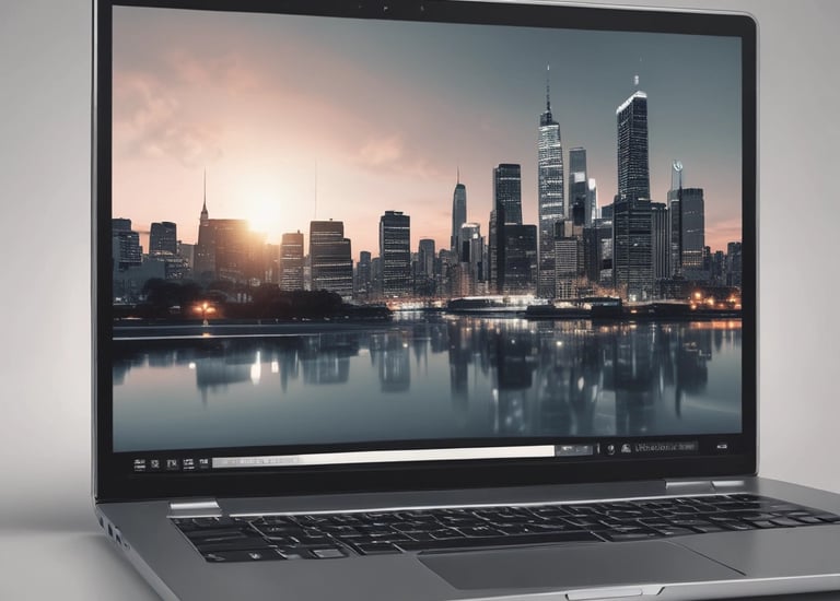 A laptop fully restored to its glory days of prize winning glory