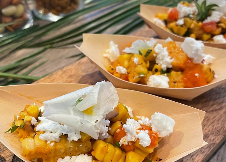 caribbean dish cuisine fusion chef douglas