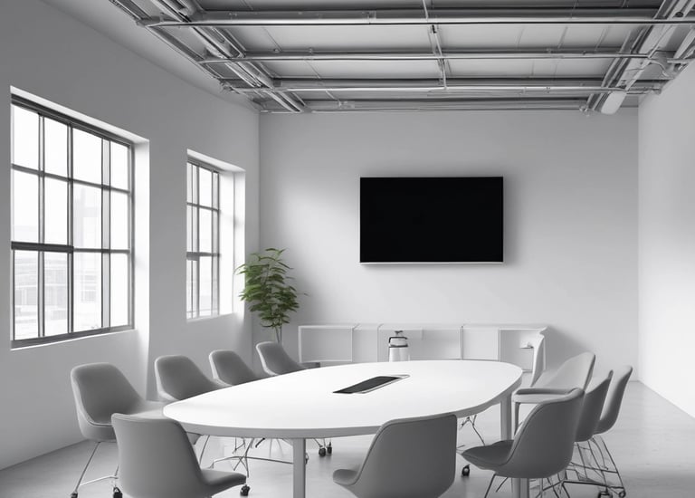 A team of professionals collaborating over logistics plans.