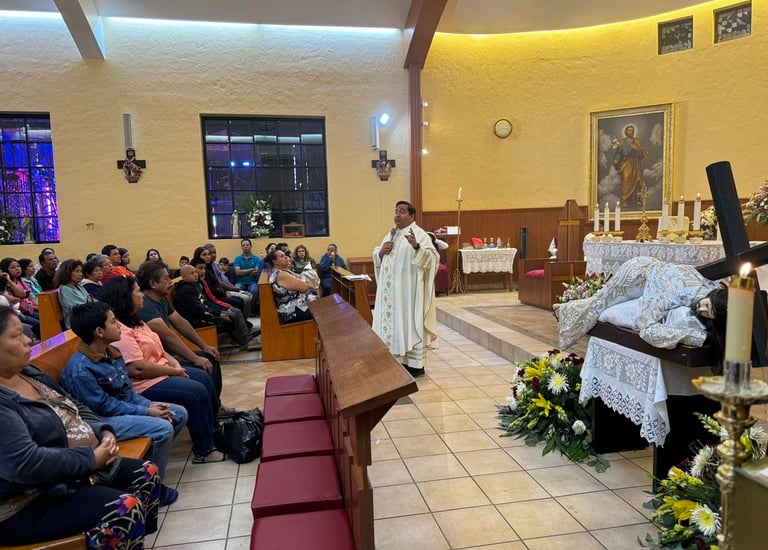 Servicios sacramentales en el señor de las maravillas