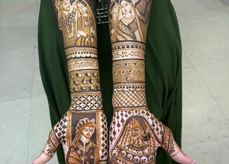 Bridal mehndi design