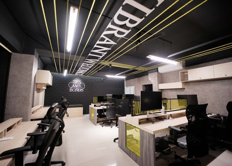 a large office with a large desk and a large desk wedding photographers near me  l ties and bonds