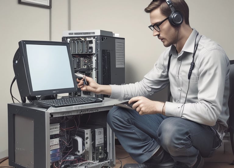 person holding space gray iPhone 6 displaying i design and develop experiences that make people's lives simple text