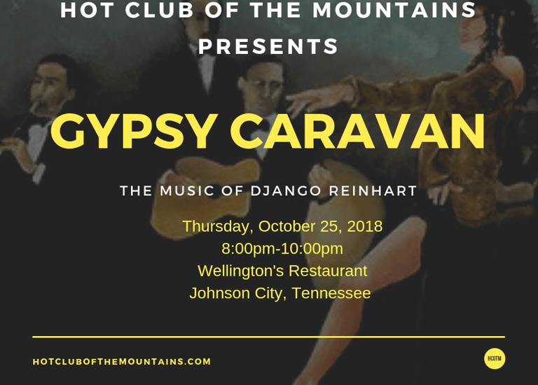 performance poster for wellington's in johnson city tn