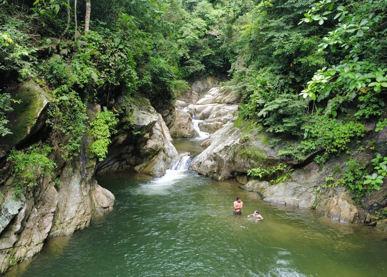Waterfals in Bonda, Santa marta