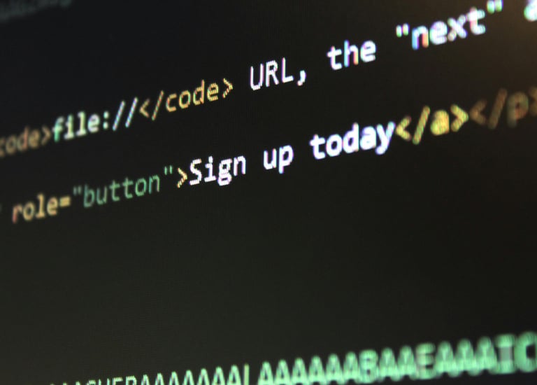 a computer screen displaying a computer screen with a coder
