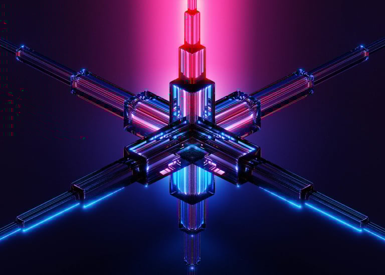 Colorful artistic visual imagery