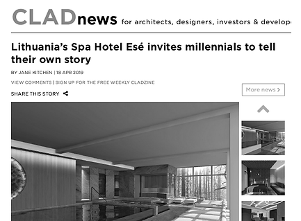CLAD News about Ese SPA Hotel
