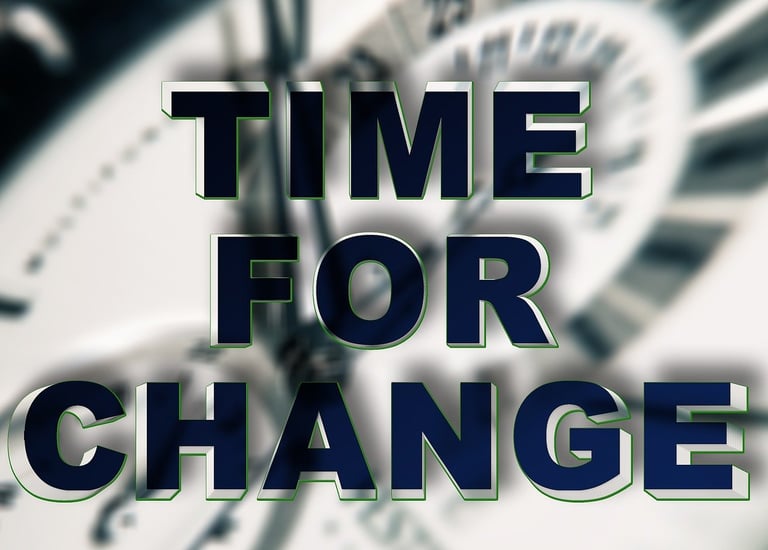 time for change