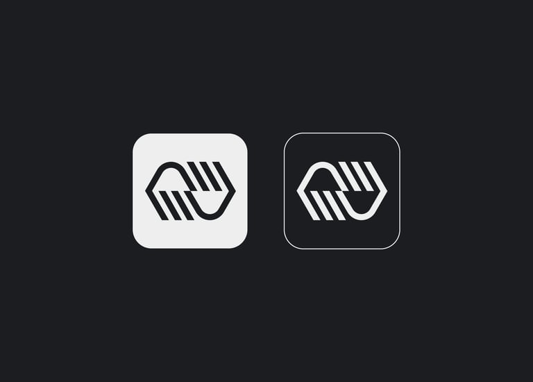 Black and white app icon design for cloud infrastructure service Zolerani.