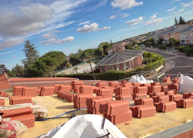 Sustitución de tejas