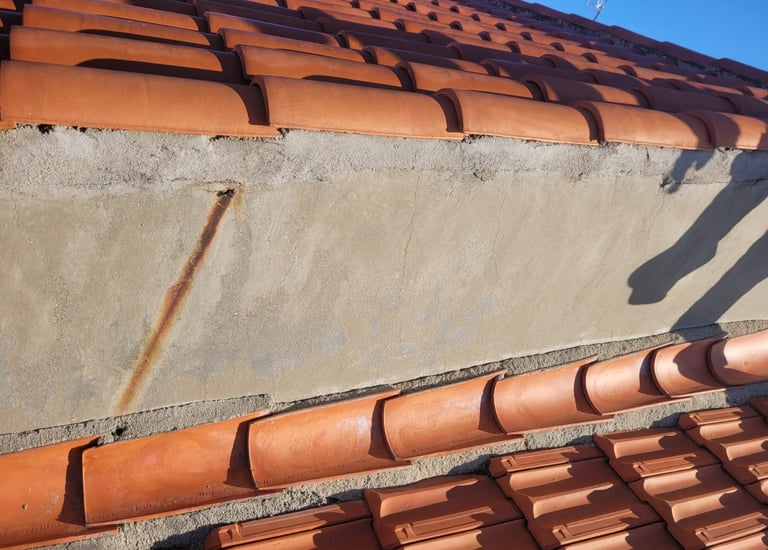 Reparación techos con humedades