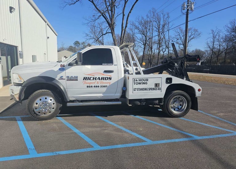 Family Owned Towing and Transport Service in Greenville County, SC