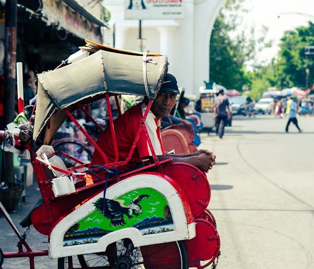 Becak Traditional Publik Transport