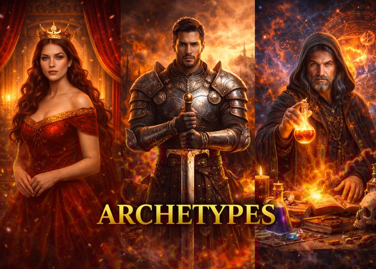 Archetypes Queen Warrior Alchemist