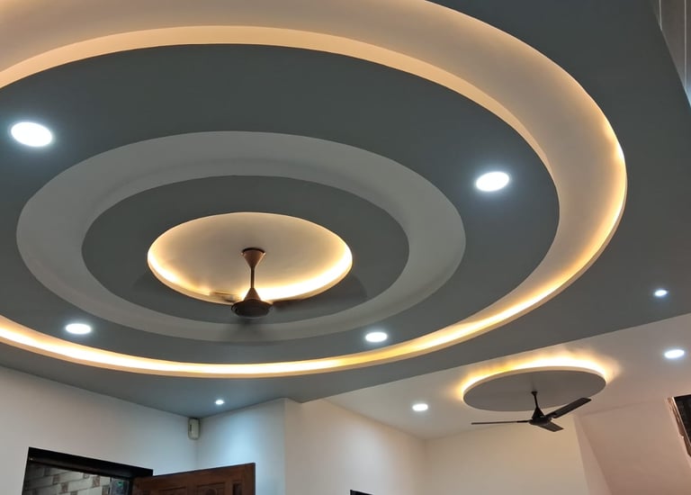 Best Hall POP design for Luxury Bungalows. Premium ceiling in Boisar, Dahanu Road, Palghar trustedfi