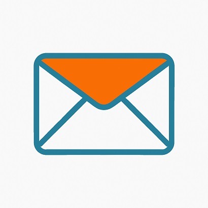 a mailbox with an envelope and a envelope