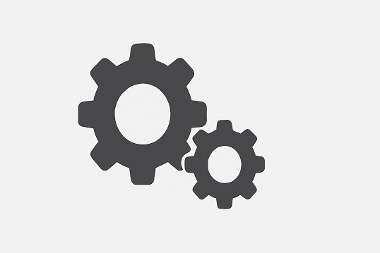 a pair of gearsets with gears on them