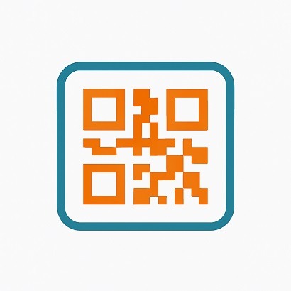 a qr coder with a qr code on it