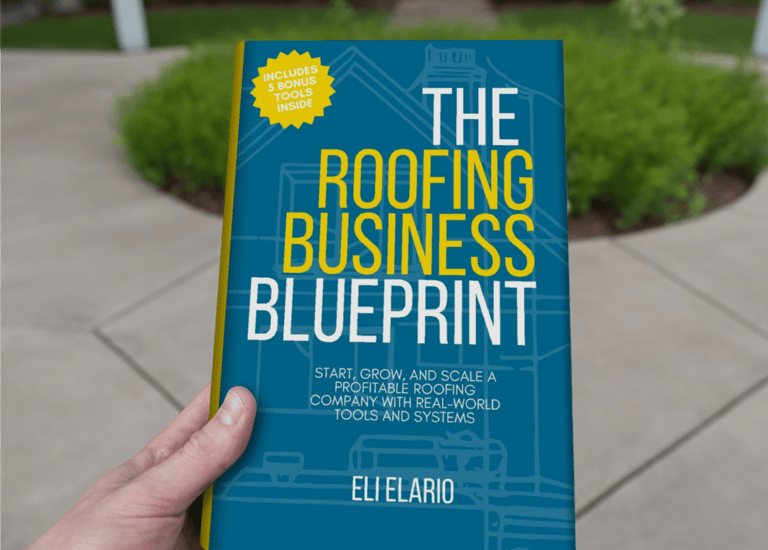 cover of the roofing business blueprint