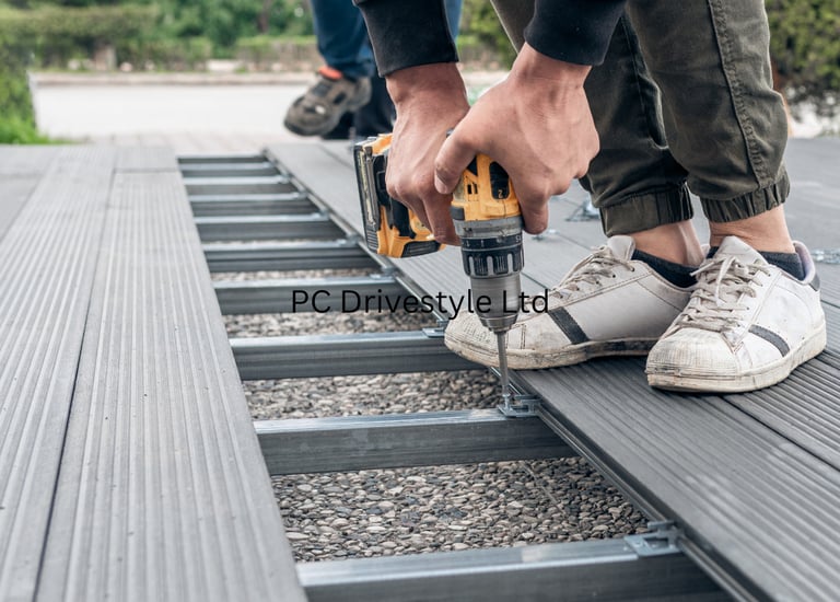 composite decking service in bedfordshire by PC Drivestyle Ltd