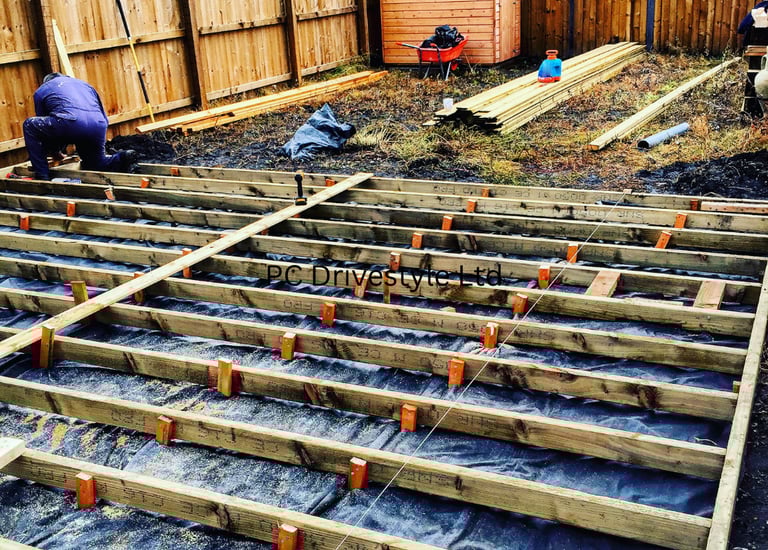 decking service in bedfordshire by PC Drivestyle Ltd