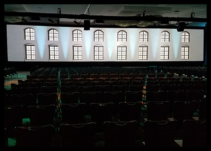 Digital recreation of Viennese ballroom in San Diego venue. Designed, planned, and executed by Comprehensive Creations team.