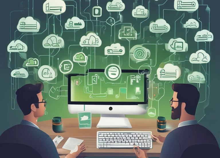 a man riding a skateboard down a street next to tall buildings