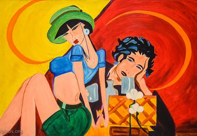 Oh La La Painting by Yous at Rabat Studio